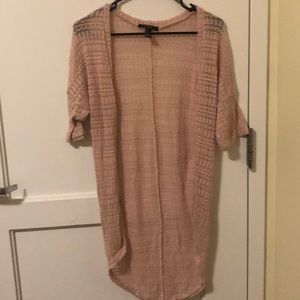 Short sleeves Pink cardigan